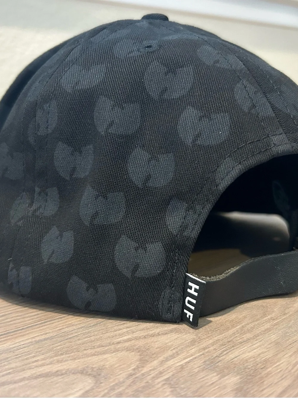HUF Wu-Tang Clan Limited Hat Baseball Cap With Gold H RARE